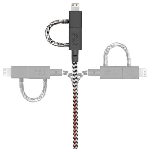 Native Union USB C kábel USB 2.0 2 m BELT-ULC-ZEB-NP-2