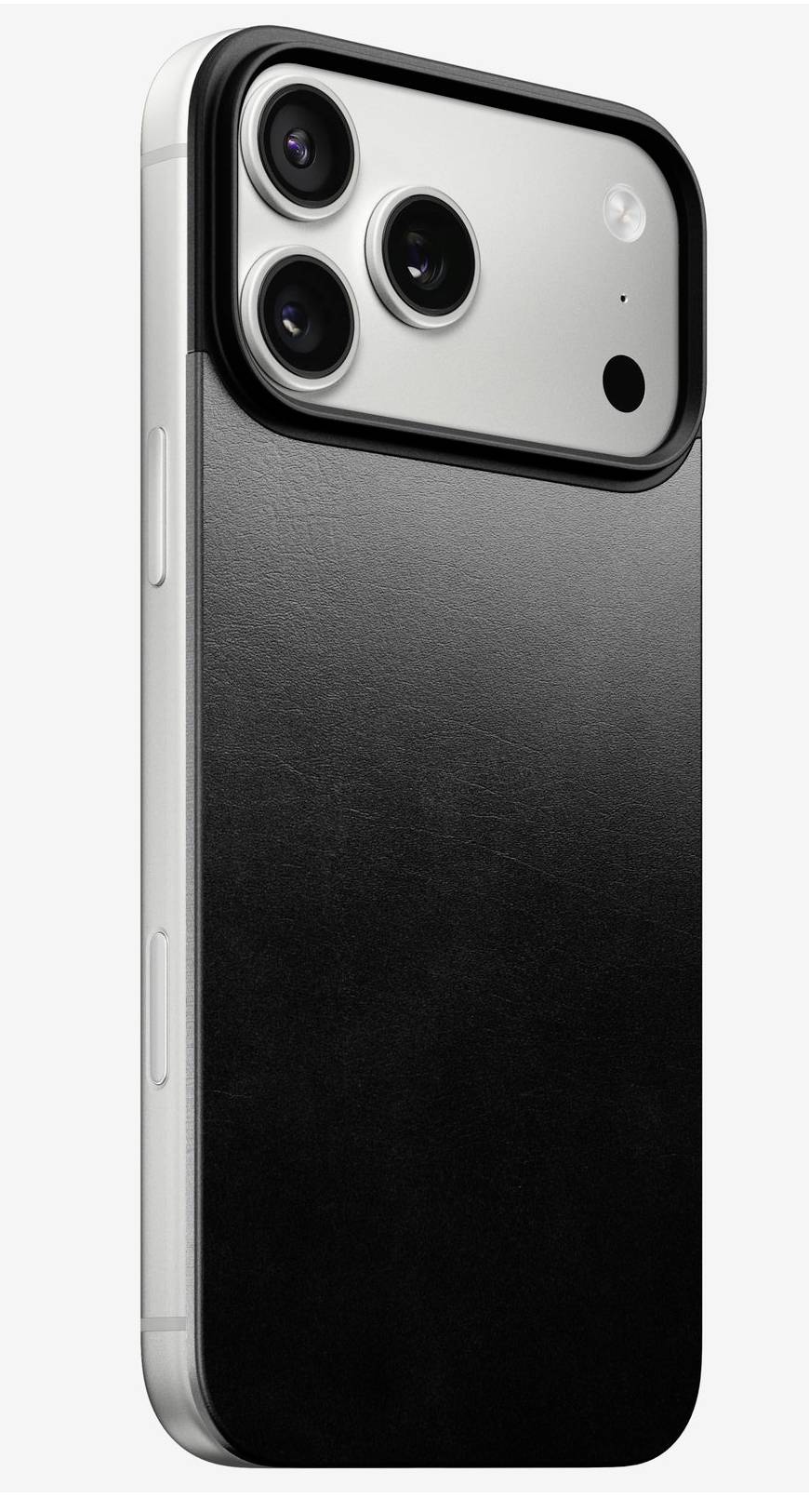 Nomad Magn. Leather Back MagSafe iPhone Leder Case iPhone 17 Pro Max Fekete NM014391858-0