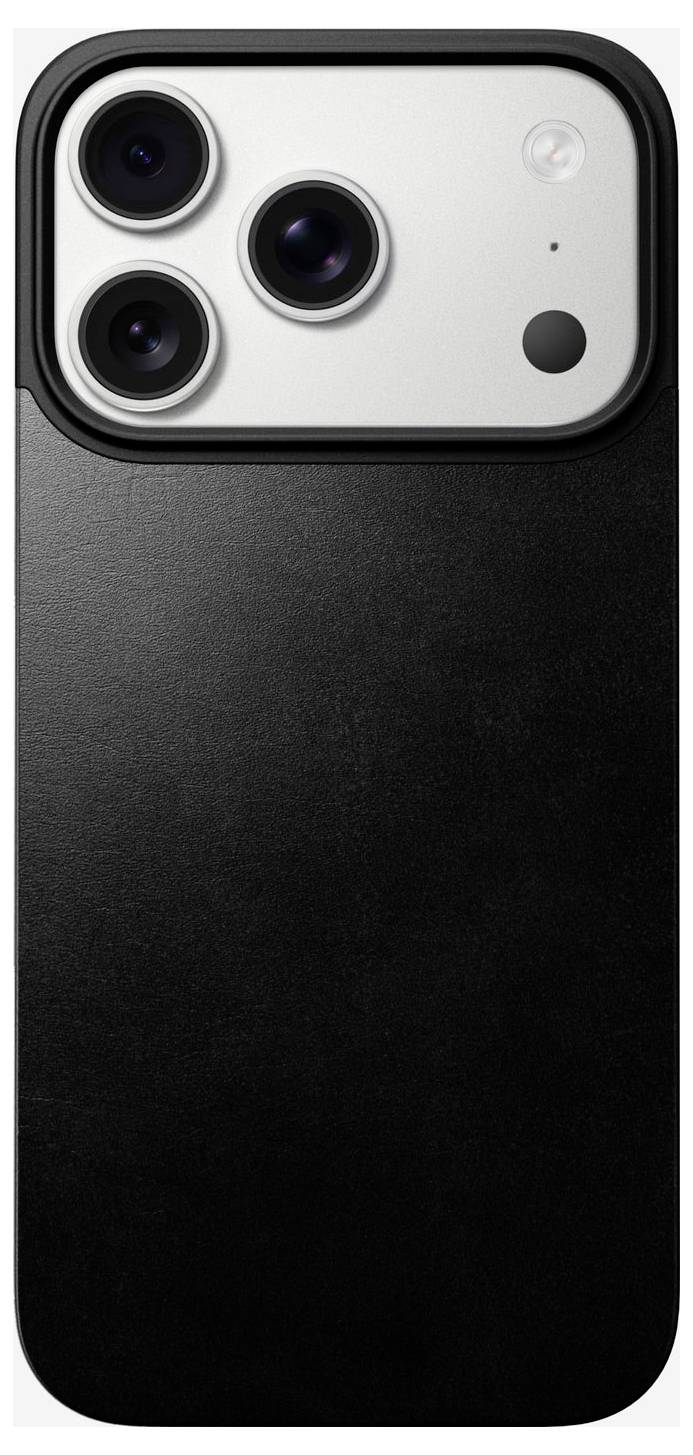 Nomad Magn. Leather Back MagSafe iPhone Leder Case iPhone 17 Pro Fekete NM014414858-4