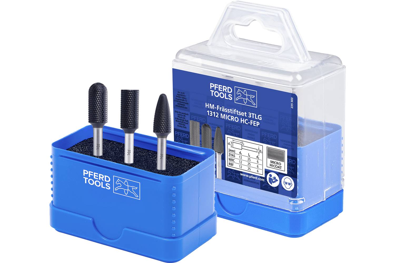 PFERD TOOLS 21901313 Maróstift készlet Átmérő 12 mm Szár átmérő 6 mm