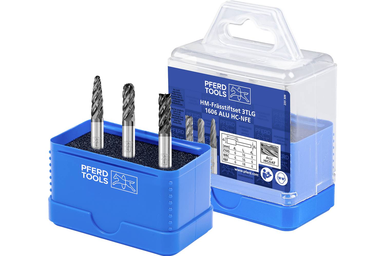 PFERD TOOLS 21901607 Maróstift készlet Átmérő 6 mm Szár átmérő 6 mm