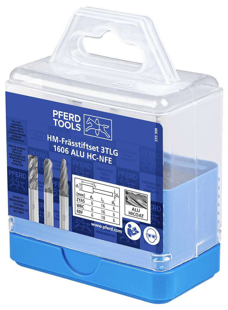 PFERD TOOLS 21901607 Maróstift készlet Átmérő 6 mm Szár átmérő 6 mm-1