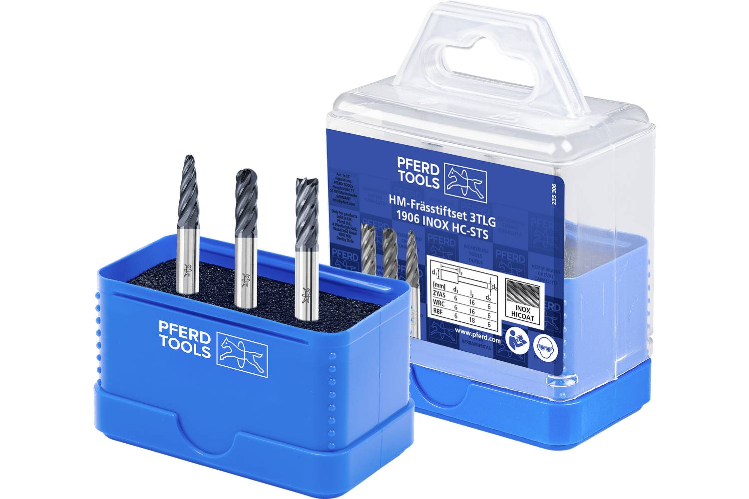 PFERD TOOLS 21901905 Maróstift készlet Átmérő 6 mm Szár átmérő 6 mm