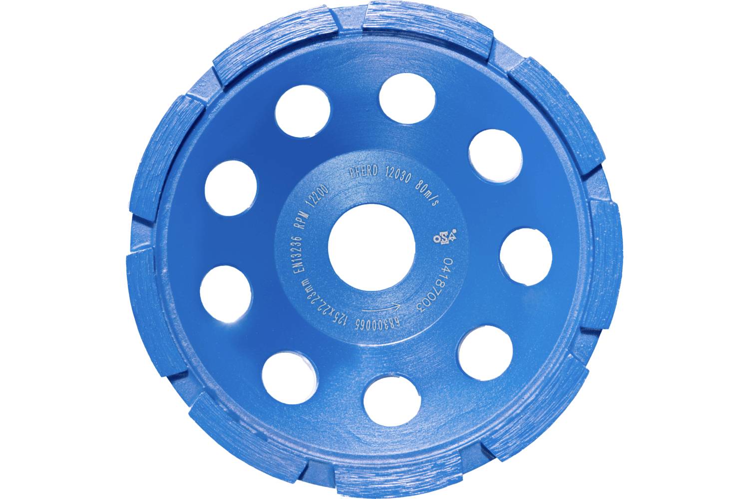 PFERD TOOLS 68300065 PFERD SZERSZÁMOK Gyémánttárcsa DCW 1R 125x6x22,23 mm beton és esztrich kiegyenlítéséhez Ø 125 mm