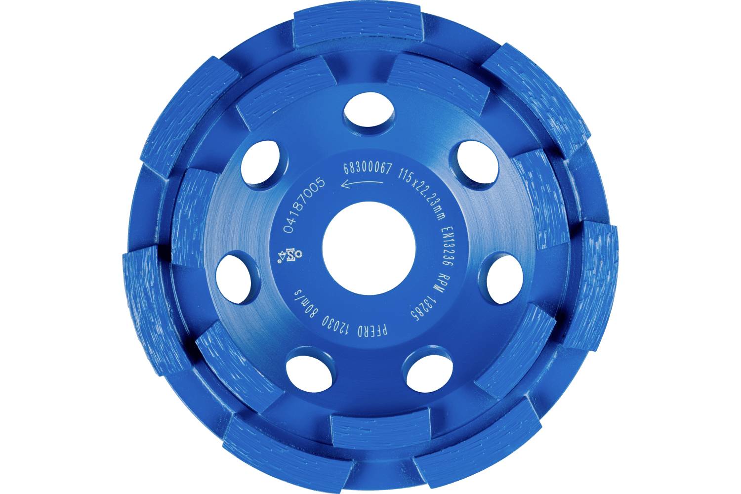 PFERD TOOLS 68300067 PFERD TOOLS gyémánttárcsa DCW 2R 115x6x22,23 mm beton és esztrich kiegyenlítéséhez Ø 115 mm