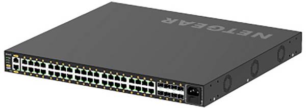 NETGEAR GSM4248P-100EUS AV Line M4250-40G8F-PoE+ Hálózati switch, RJ45/SFP  96 GBit/s PoE funkció
