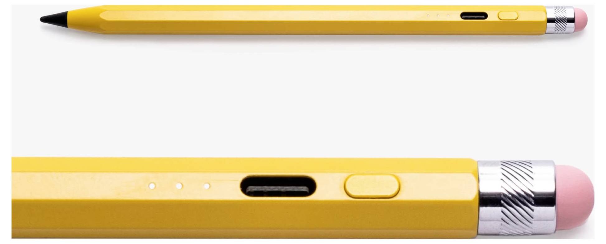 ZAGG Stylus Érintőtoll Palm-Blocking technológia, Precíz íróheggyel, Feltölthető Sárga-4