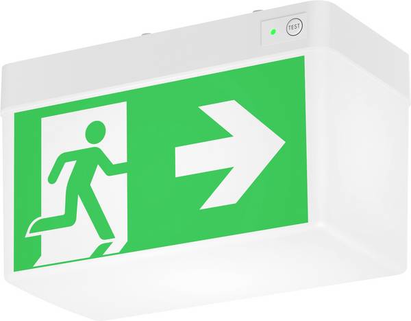 Mexcel X3 LED-es vészvilágítás  Mennyezetre történő szerelés, Fali felépítés szerelés