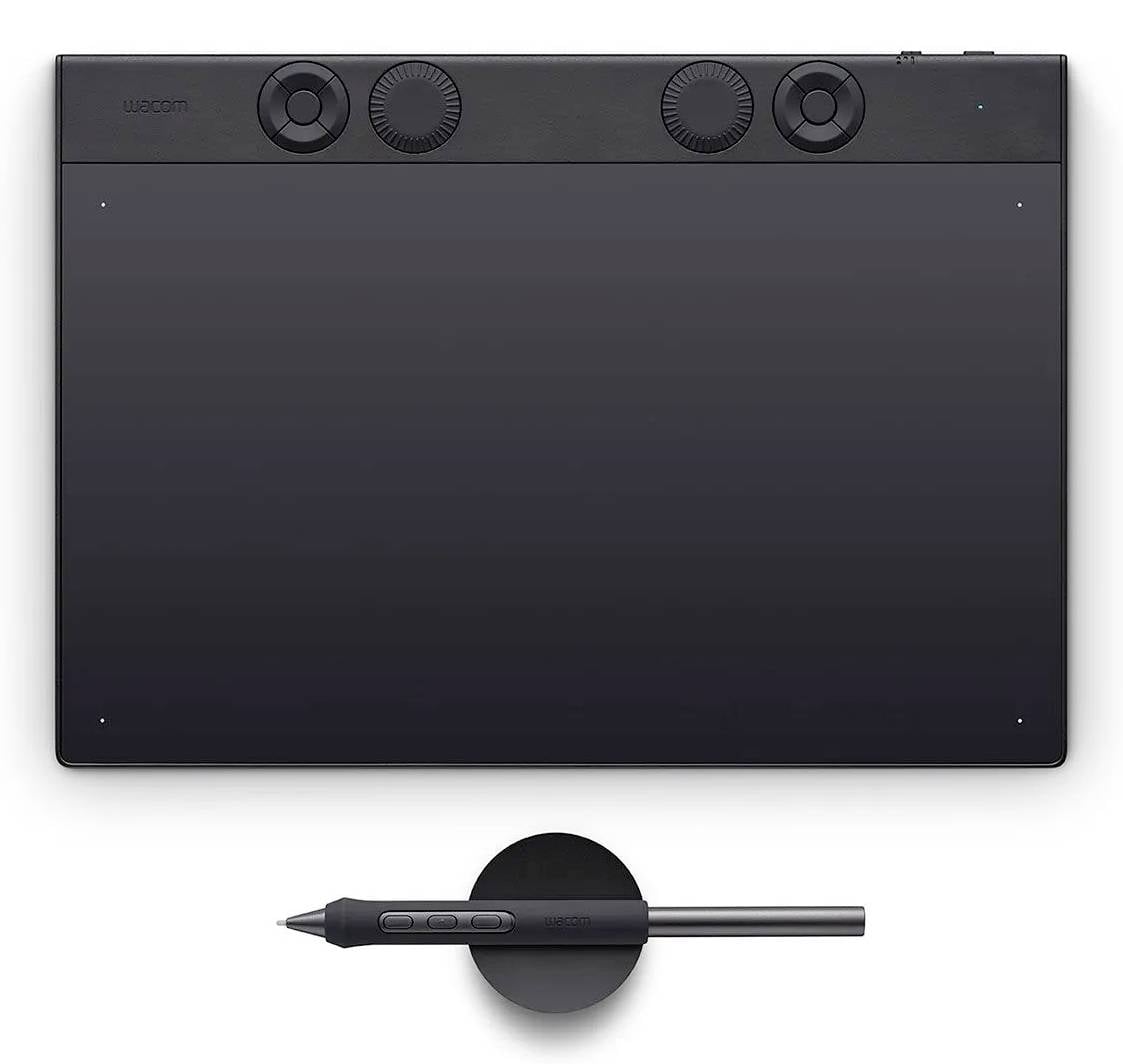 Wacom Intuos Pro Medium USB, Bluetooth™ Grafikus tablet Fekete