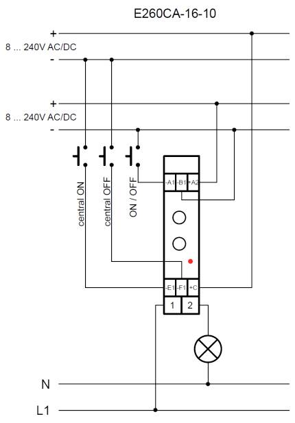 Áramlöket kapcsoló ABB E260CA-16-10 1 záró 1 db-1