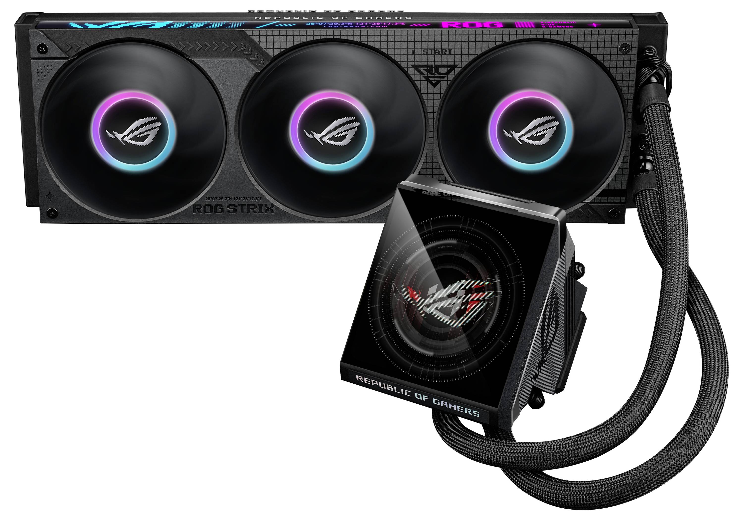 Asus ROG Strix LC IV 360 ARGB LCD Vízhűtés készlet-4