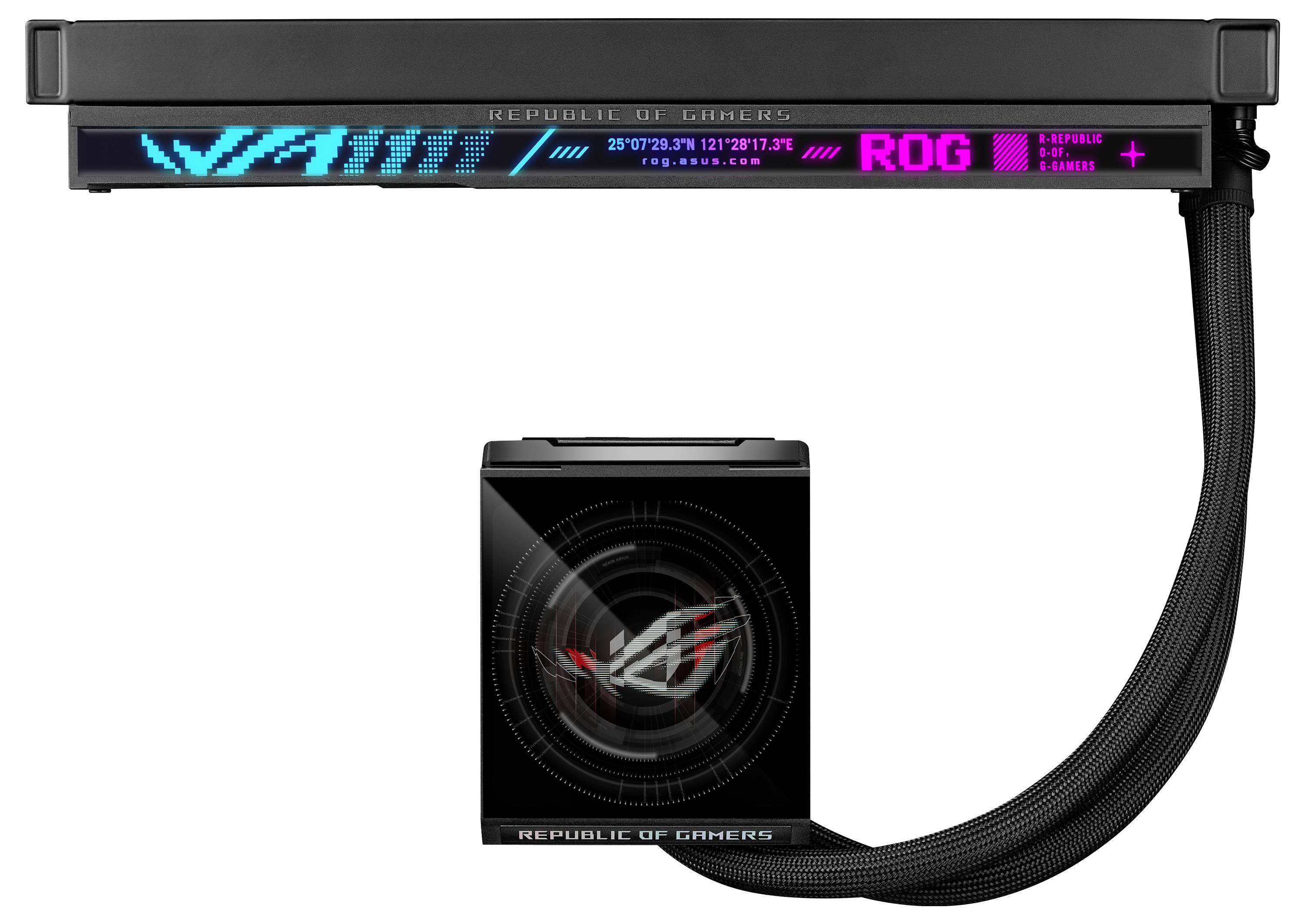 Asus ROG Strix LC IV 360 ARGB LCD Vízhűtés készlet-7