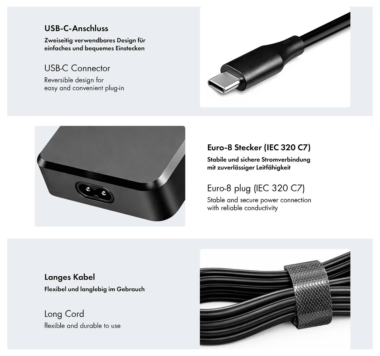 LogiLink PA0413 Notebook tápegység 20 V 3.25 A USB Power Delivery (USB-PD)-2