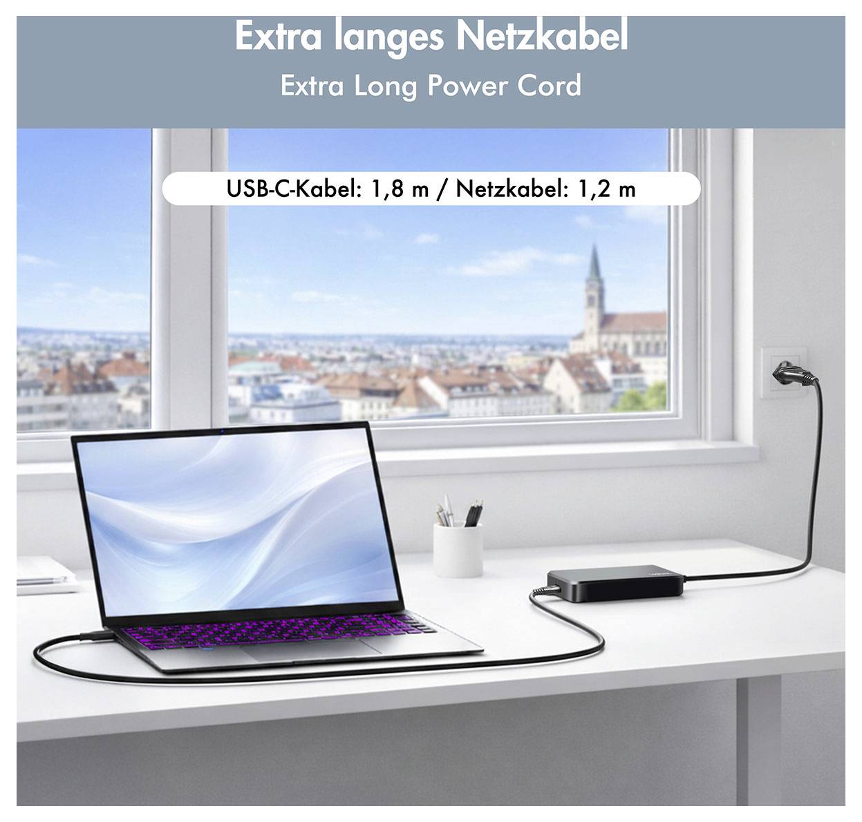 LogiLink PA0413 Notebook tápegység 20 V 3.25 A USB Power Delivery (USB-PD)-5