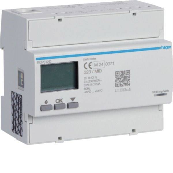 Hager  ECP312D Energiafogyasztás mérő  digitális    1 db