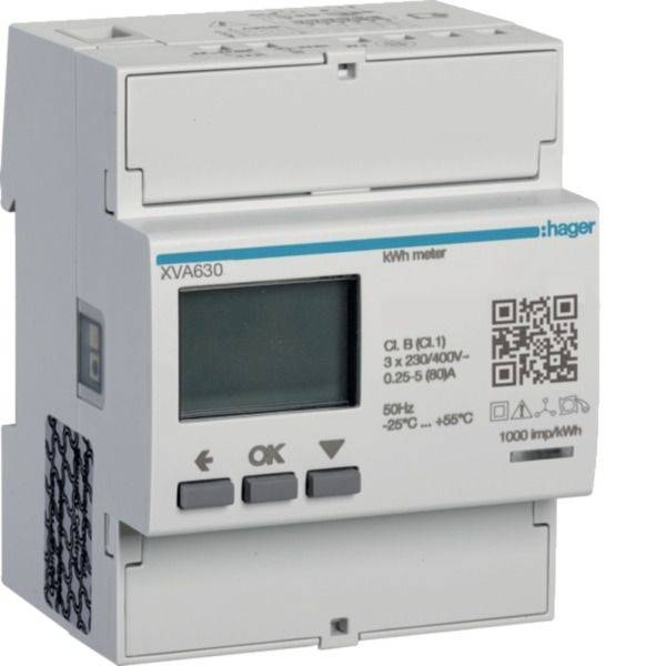 Hager  XVA630 Energiafogyasztás mérő  digitális    1 db