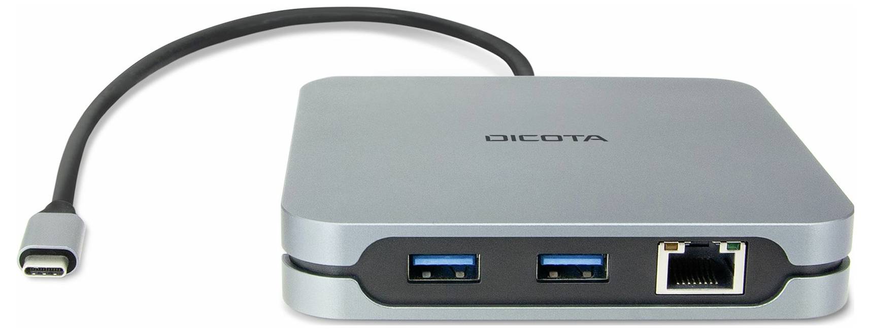 Dicota USB-C® dokkoló állomás USB-C 10-in-1 Docking Station 8K-5