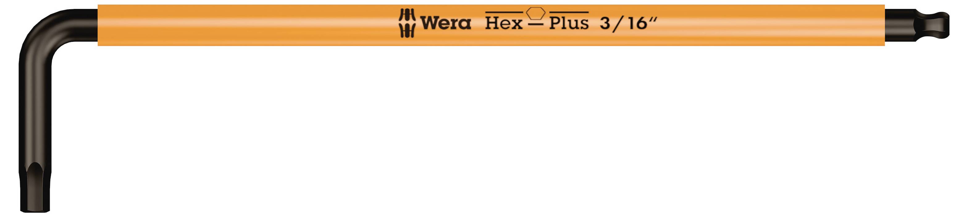Wera Hex-Plus Set 1 Belső hatlap Hajlított csavarhúzó készlet 1.5 mm, 2 mm, 2.5 mm, 3 mm, 4 mm, 5 mm, 6 mm, 8 mm, 10 mm-13