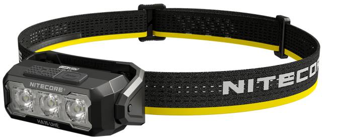 NiteCore LED Fejlámpa Akkuról üzemeltetett 400 lm 114 óra NC-HA15UHE-0