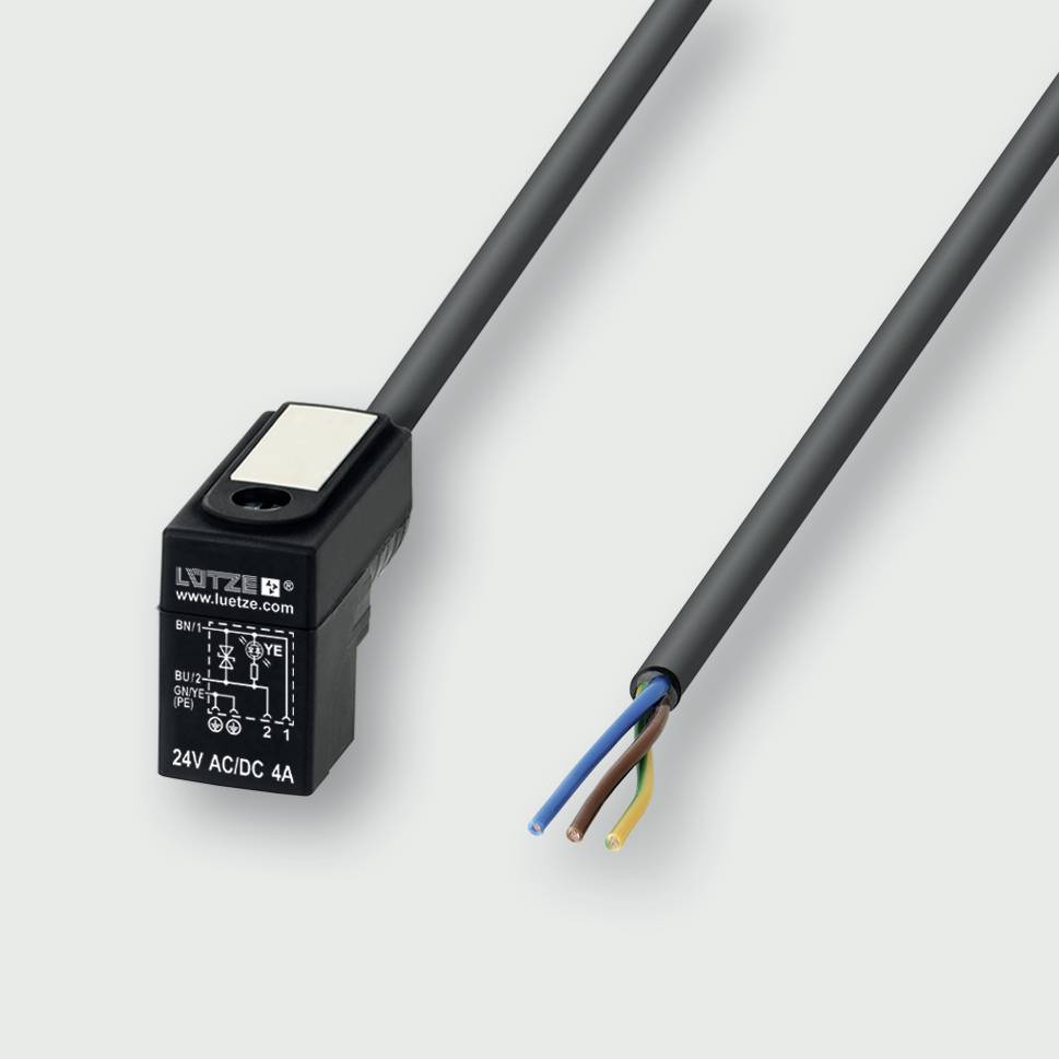 LS-CI-9768 szelepcsatlakozó 10m PUR 24V LS-CI-9768 10m PUR 24V 709768 Lütze Tartalom: 1 db