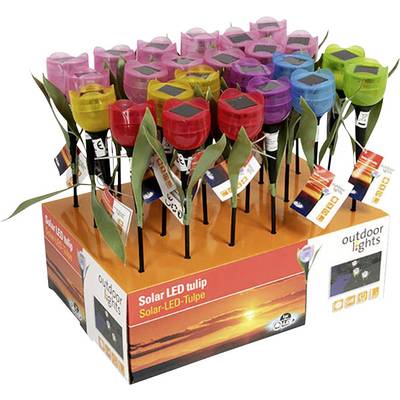 Napelemes dekorációs világítás Virág LED Különböző színek (színválasztás nem lehetséges)