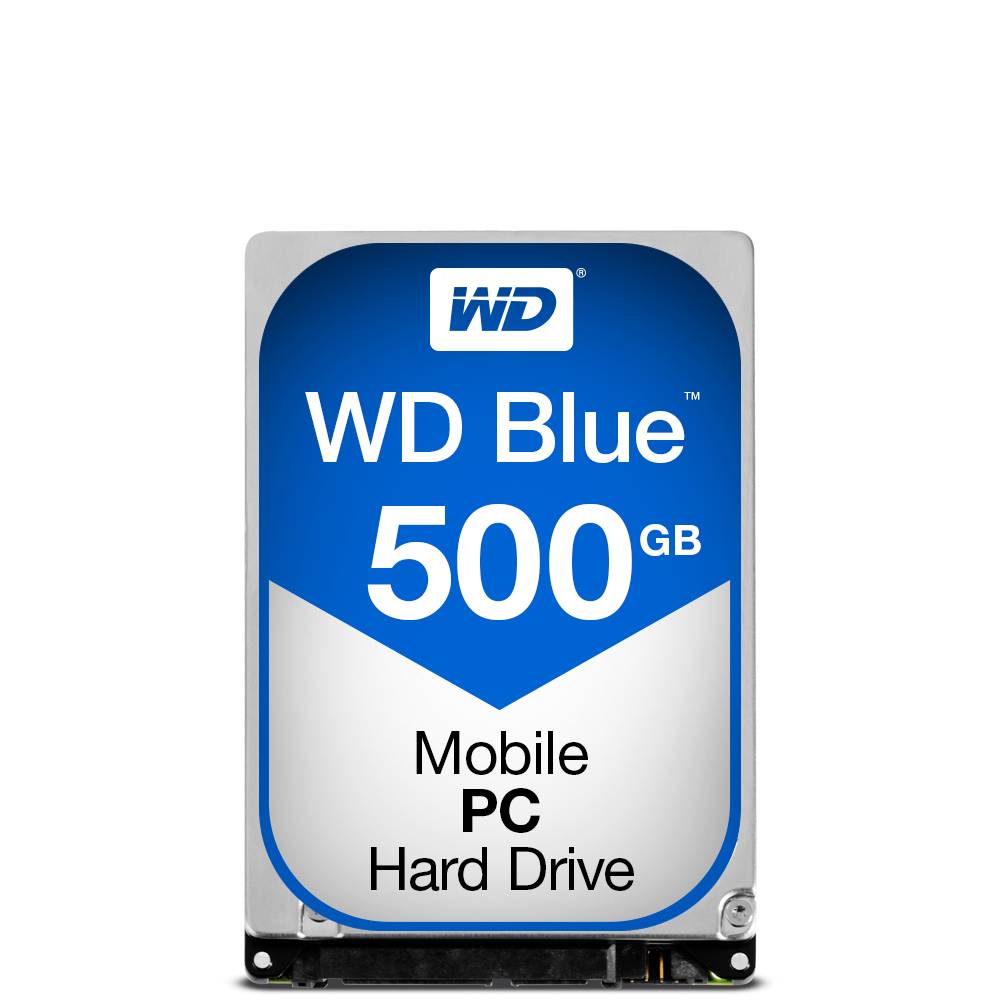 Western Digital Blue™ Mobile 500 GB Belső merevlemez, 6,35 cm (2,5") SATA III WD5000LPCX