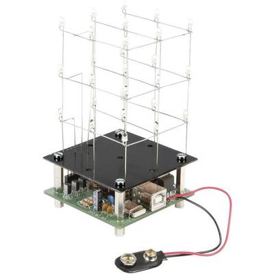 Whadda WSL193  LED-es dobókocka építőkészlet Kivitel (építőkészlet/modul): Építőkészlet  5 V/DC, 9 V/DC 