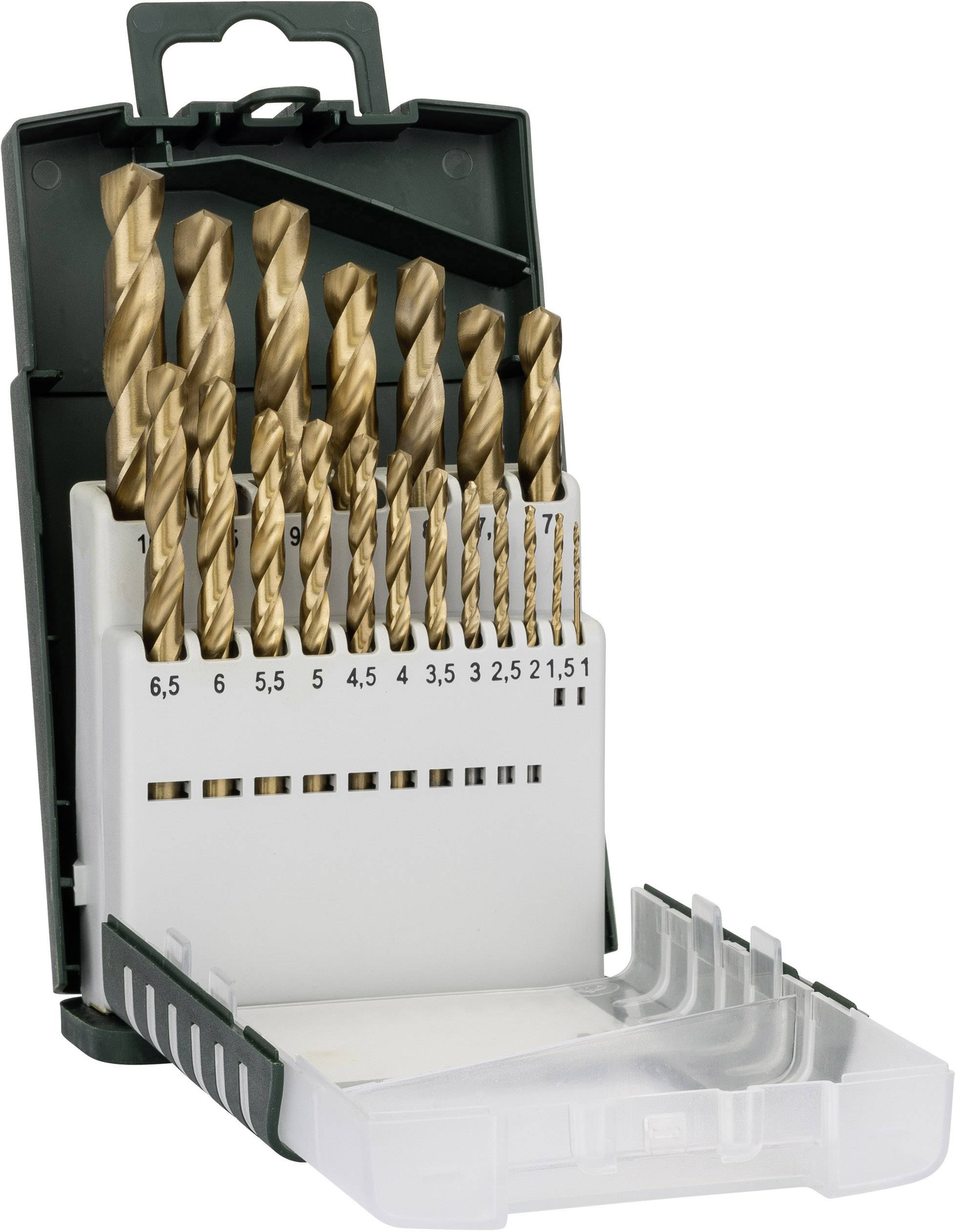 Bosch Accessories 2609255134 2609255134 HSS Fém spirálfúró készlet 19 részes 1 mm, 1.5 mm, 2 mm, 2.5 mm, 3 mm, 3.5 mm, 4 mm, 4.5 mm, 5 mm, 5.5 mm, 6 mm, 6.5