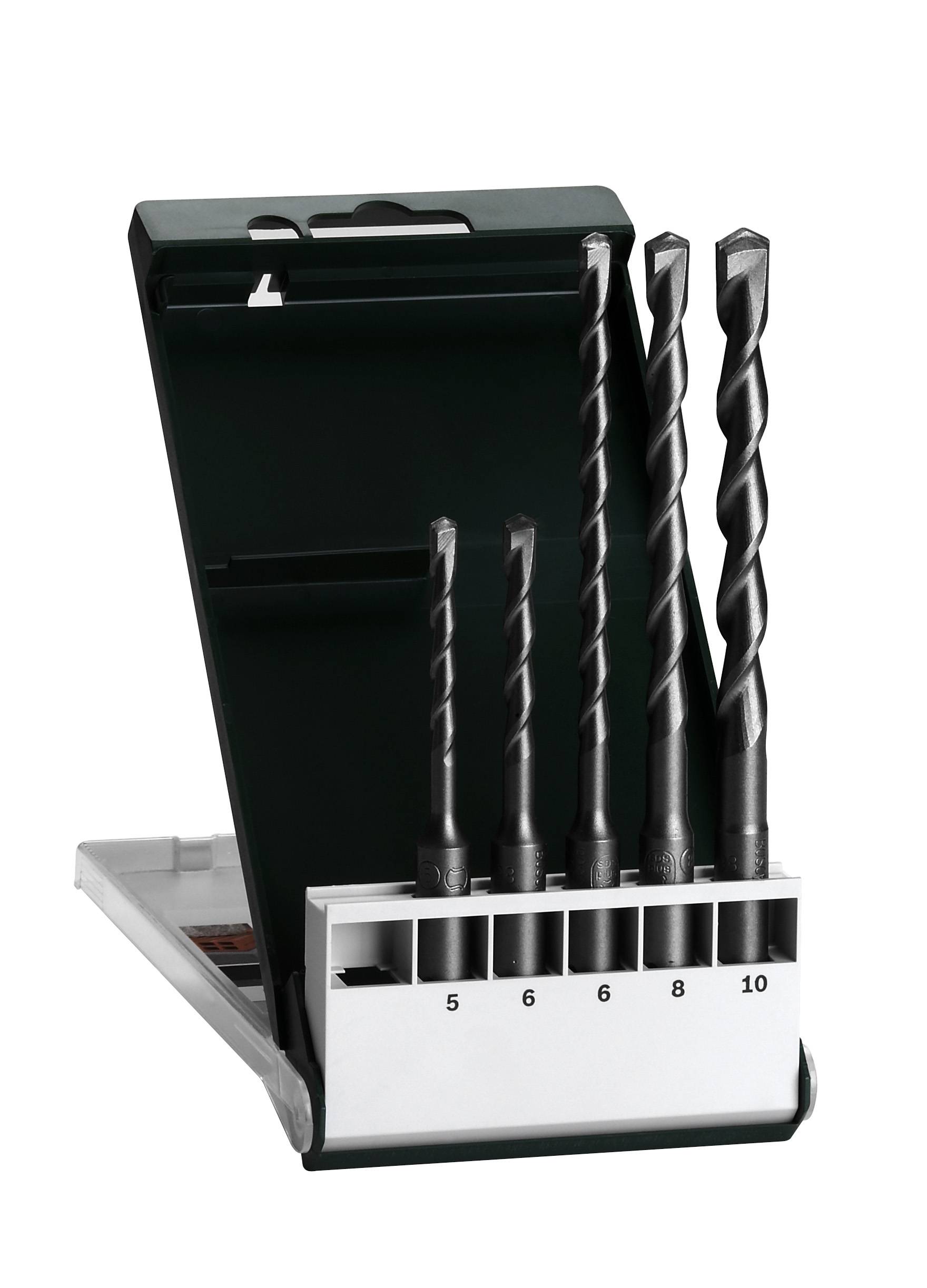 Bosch Accessories 2609255541 Kalapácsfúró készlet 5 részes 5 mm, 6 mm, 6 mm, 8 mm, 10 mm SDS-Plus 1 készlet