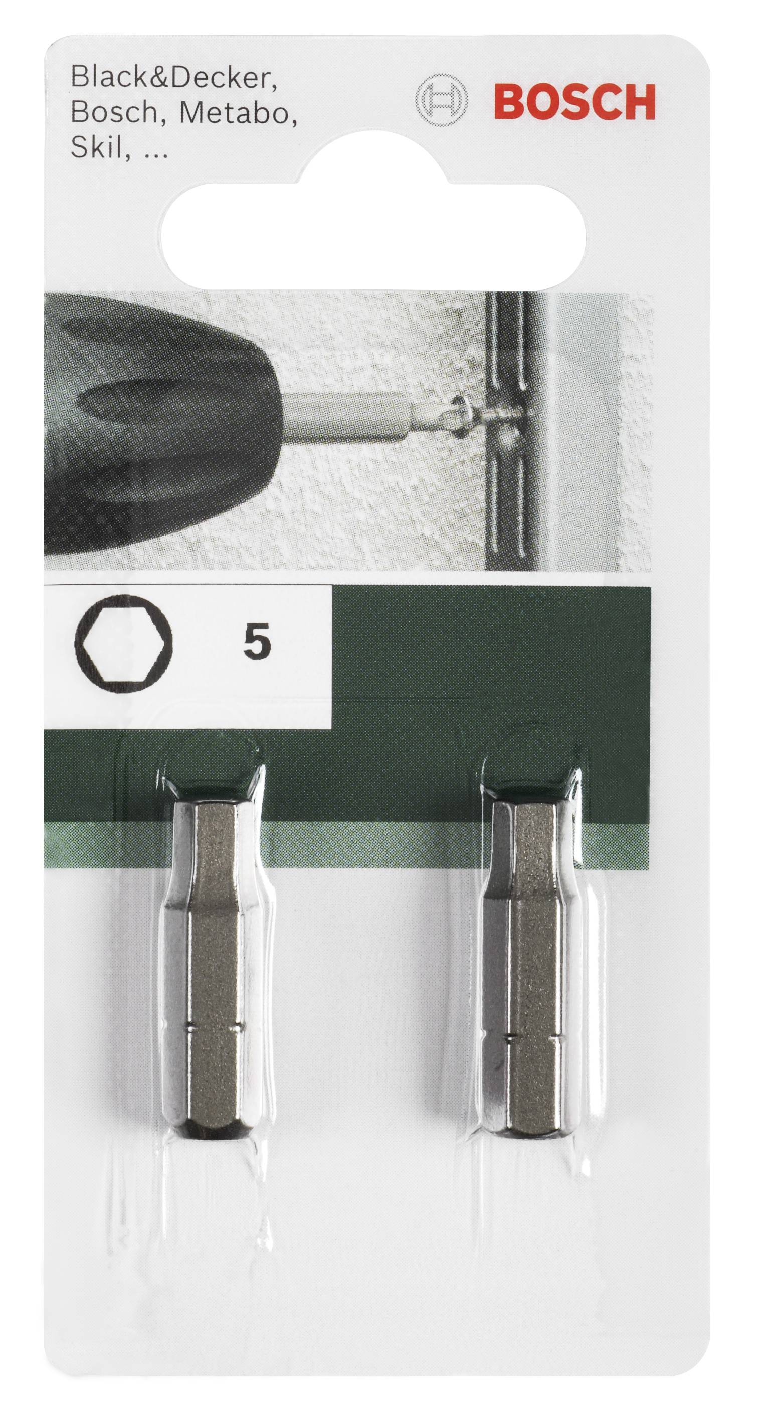 Csavarozó bit Standard HEX Bosch 2609255950 4 mm hossz:25 mm