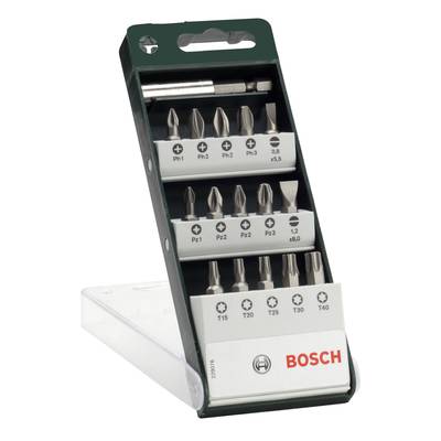 Bosch 2609255977 16 részes Csavarozó bit készlet Standard (HEX, PH, PZ, T)