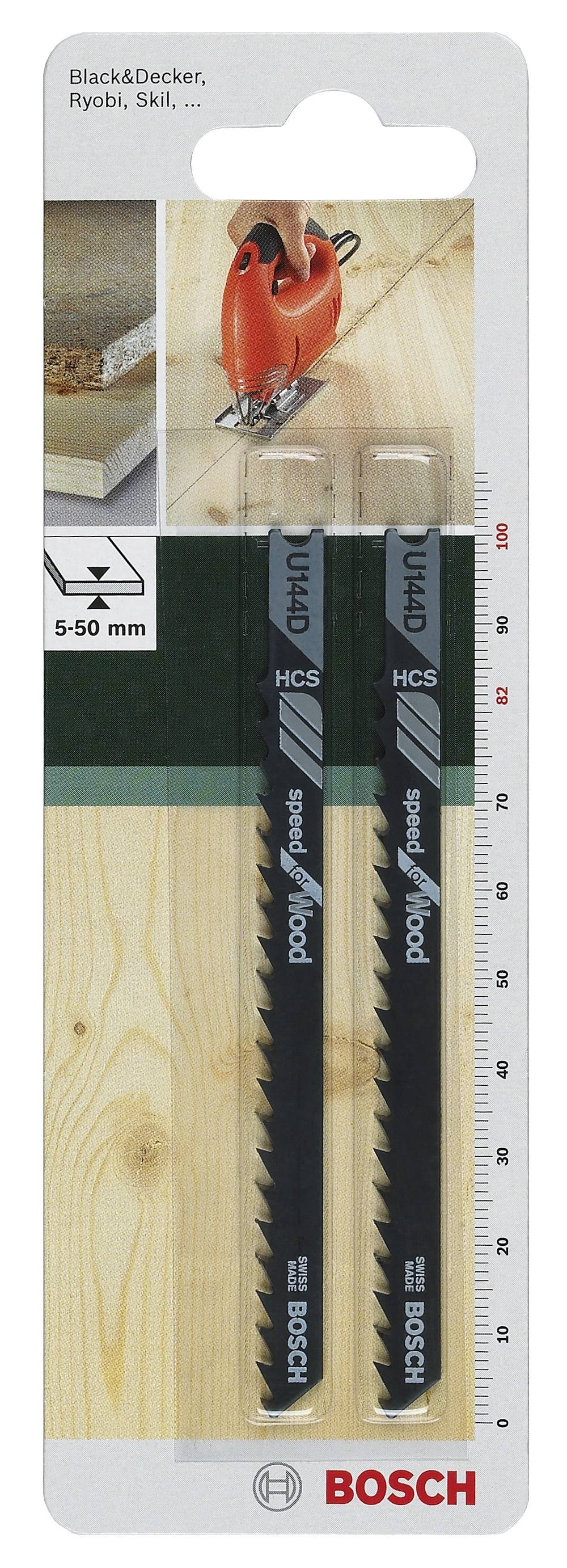 Bosch Accessories 2609256758 Homorítófűrészlap HCS, U 144 D Fordulatszám fához 2 db