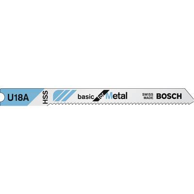Bosch Accessories 2609256765 Homlokfűrész penge HSS, U 18 A Basic fémhez 2 db
