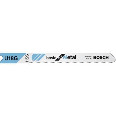 Bosch Accessories 2609256767 Homlokfűrész penge HSS, U 18 G Basic fémhez 2 db