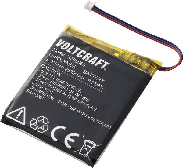 VOLTCRAFT BS-BAT Tartalék akku, endoszkóp tartozékAlkalmas BS-1000T