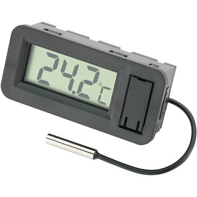 Beépíthető LCD hőmérő modul, panelműszer ‑50-től +70°C-ig Basetech BT-80