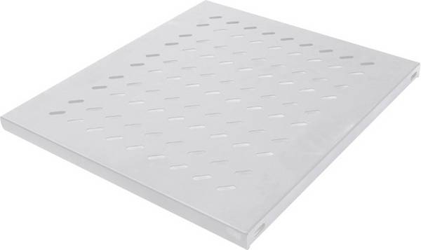 Készüléktartó polc, 19-os rackszekrényhez, szürke T=600mm LogiLink SF1F65G