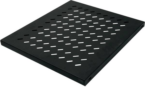 Készüléktartó polc, 19-os rackszekrényhez, szürke T=400mm LogiLink SF1F45B
