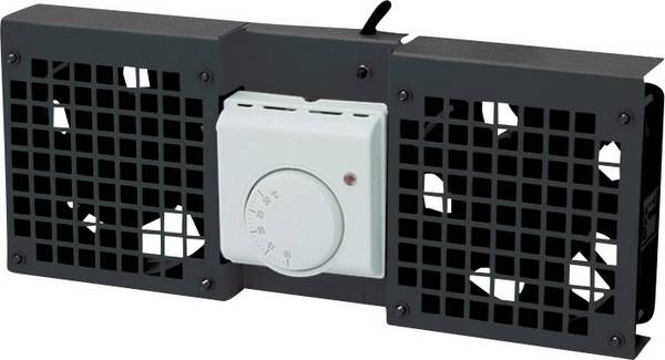 19-os rackszekrénybe építhető 2 ventilátoros hűtés, fekete LogiLink FAW102B