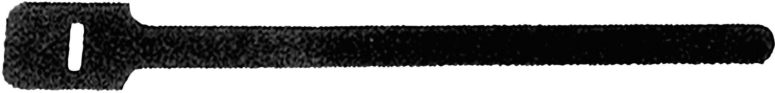 Tépőzáras kábelkötegelő, bolyhos és horgos fél (H x Sz) 330 mm x 12.7 mm fekete, LappKabel FO 350-40-0 10 db
