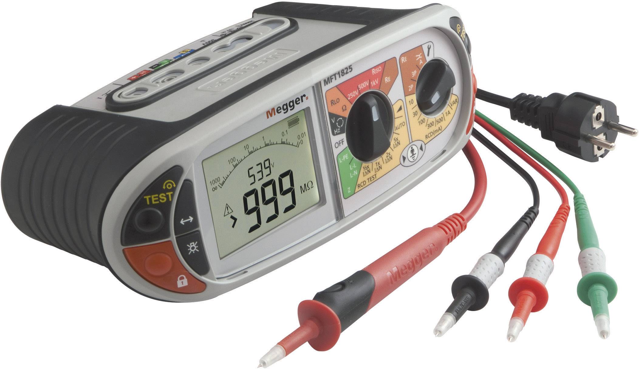 Megger MFT1825-SC-DE/NL/EN Tester per installazioni Norma VDE 0100, 0105