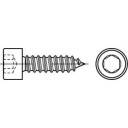 TOOLCRAFT 1067958 Hengeres lemezcsavarok 6.3 mm 60 mm Belső hatlapú 88312 Nemesacél A2 200 db