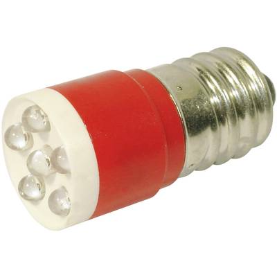 LED lámpa E14 Piros 24 V/DC, 24 V/AC 1260 mcd CML 18646350C