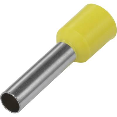 Érvéghüvely műanyag peremmel 1 mm² 8 mm, sárga, 100 db, Vogt 460308