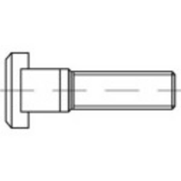 TOOLCRAFT  112550 Stiftcsavarok M6 35 mm  DIN 835   Acél  100 db