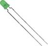 Vishay TLHG4400 LED kivezetéssel Zöld Kerek 3 mm 13 mcd 60 ° 30 mA 2.4 V