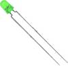 Vishay TLHG4405 LED kivezetéssel Zöld Kerek 3 mm 15 mcd 60 ° 30 mA 2.4 V