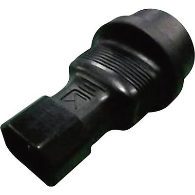 Hálózati adapter, védőérintkezős alj - hidegkészülék dugó, C14, pólusszám: 3, fekete,