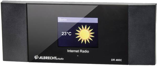 WLAN WiFi-s internet rádió Albrecht DR 460-C | Conrad
