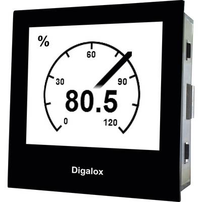 A digitális kijelző 80,5%-ot mutat egy 0-tól 120-ig terjedő skálán.